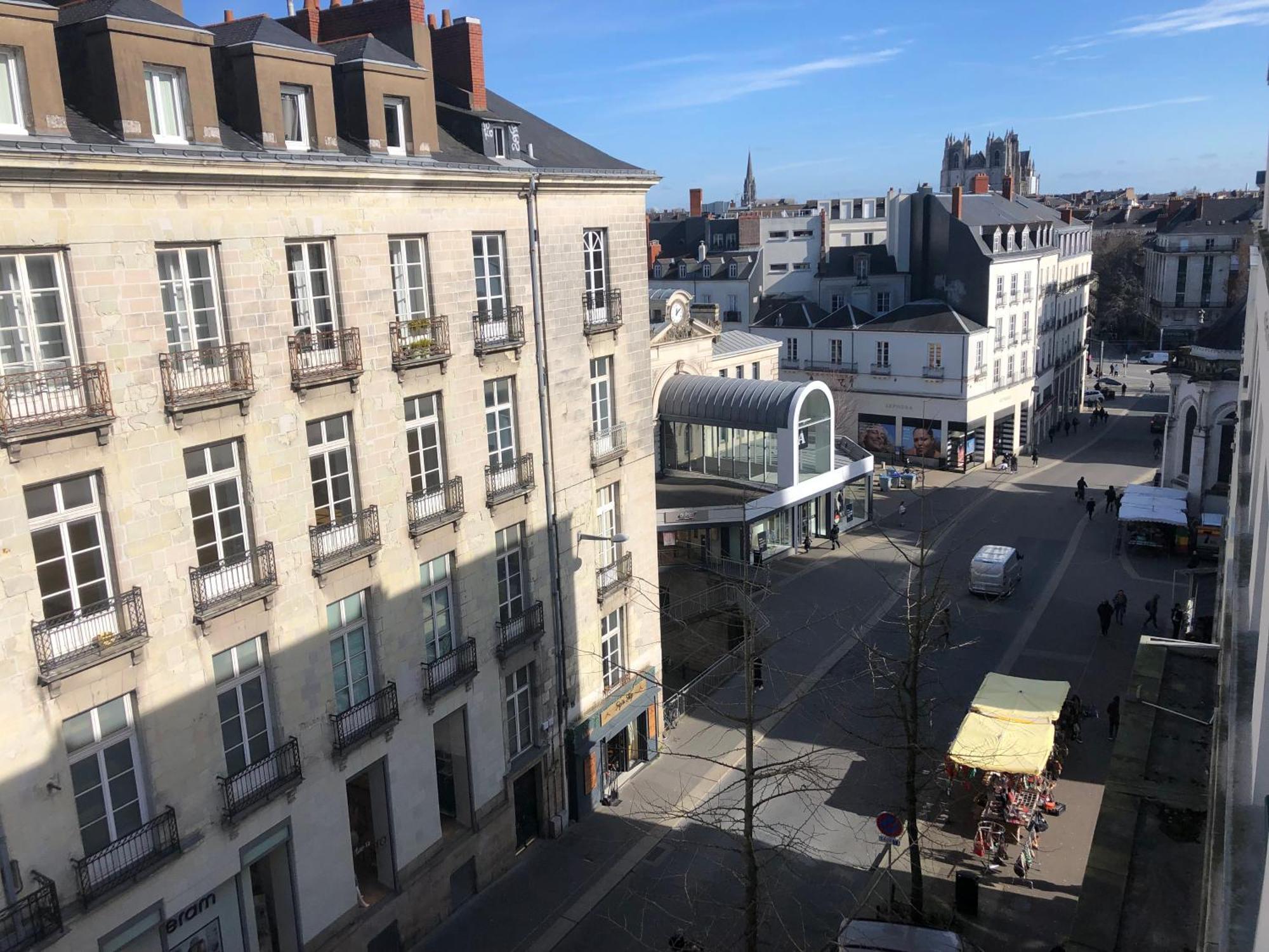 Appt 3 Chambres Hyper Centre Tres Calme Tres Clair Quartier Place Royale, Parking Gratuit Nantes Esterno foto